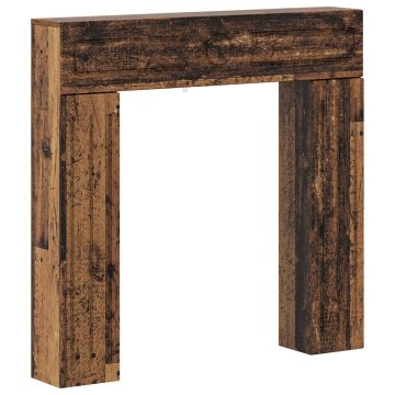 Vidaxl Okvir kamina Star les 102 x 18 x 100,5 cm Inženirski les