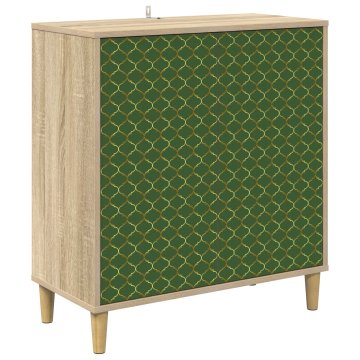 Vidaxl Strani šal GELEEN Sonoma 69 x 33 x 75 cm Inženirski les