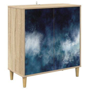 Vidaxl Strani šal RAALTE Sonoma 69 x 33 x 75 cm Inženirski les