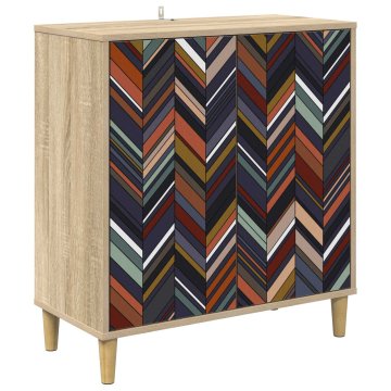Vidaxl Strani šal OMMEN Sonoma 69 x 33 x 75 cm Inženirski les