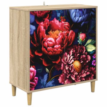 Vidaxl Strani šal KIEL Sonoma 69 x 33 x 75 cm Inženirski les