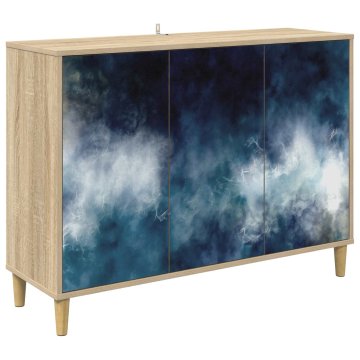 Vidaxl Strani šal RAALTE Sonoma 102 x 33 x 75 cm Inženirski les