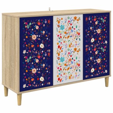 Vidaxl Strani šal MAINZ Sonoma 102 x 33 x 75 cm Inženirski les