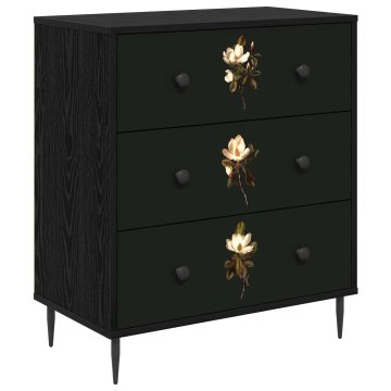 Vidaxl Predalni šafka BREMEN Tisk na magnolijah 66 x 36,5 x 76 cm