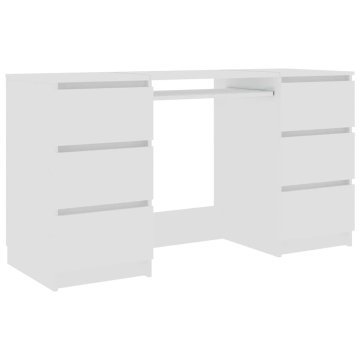 Vidaxl Pisalna miza 140x50x77 cm iverna plošča