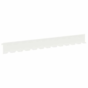 Vidaxl Robovi trave 20 kos 102 x 10 x 4 cm Steel Bela