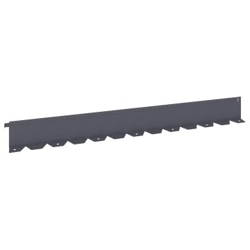Vidaxl Robovi trave 20 kos 102 x 10 x 4 cm Steel Antracit