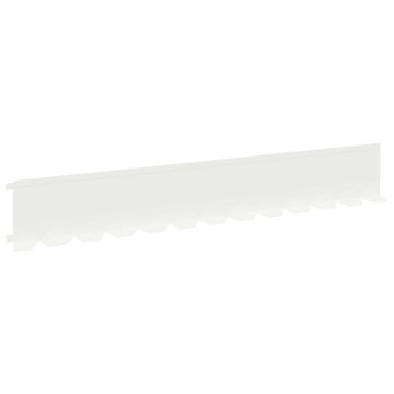 Vidaxl Robovi trave 20 kos 102 x 15 x 4 cm Steel Bela