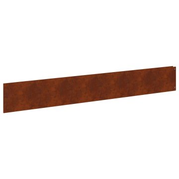 Vidaxl Robnik za trato z zgornjim zavihkom 20 kos 100x15 cm