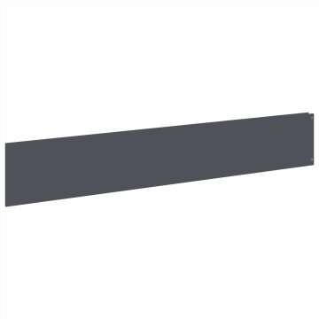 Vidaxl Robovi trave 20 kos 100 x 18 cm Steel Antracit