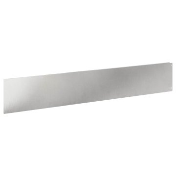 Vidaxl Robovi trave 10 kos 100 x 18 cm Stainless Steel Srebrna