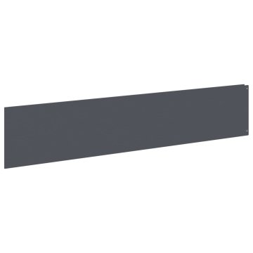 Vidaxl Robovi trave 20 kos 100 x 22 cm Steel Antracit