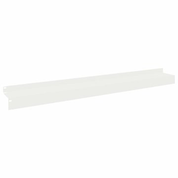 Vidaxl Robovi trave 30 kos 100 x 10 x 8 cm Jeklo Bela