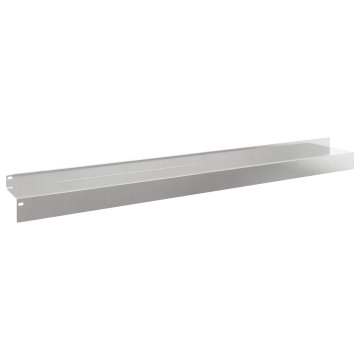 Vidaxl Robovi trave 20 kos 100 x 10 x 8 cm Jeklo Srebrna