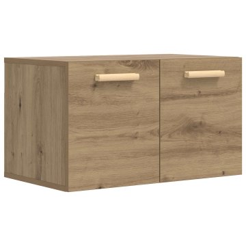 Vidaxl Omarica na steni 60 x 36,5 x 35 cm Inženirski les Artisan hrast