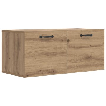 Vidaxl Omarica na steni Montaža za steno Artisan hrast Inženirski les
