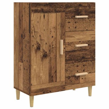 Vidaxl Strani šal Star les 69,5 x 34 x 90 cm Inženirski les