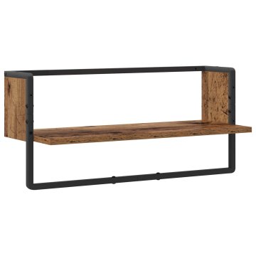 Vidaxl Stenska polica Star les 65 x 25 x 30 cm metal PB