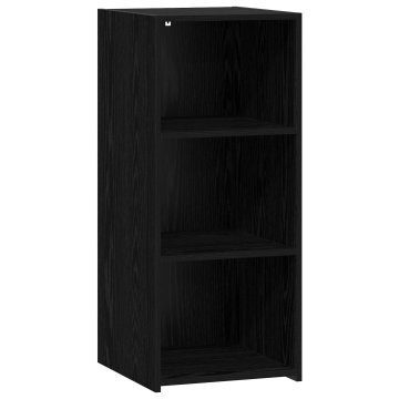 Vidaxl Strani šal Črni hrast 40 x 41 x 93 cm Inženirski les