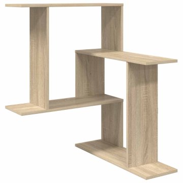 Vidaxl Stenska polica Sonoma hrast 67 x 67 x 87 cm Inženirski les