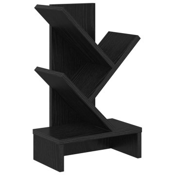 Vidaxl Polica za knjige drevesa 3-nadstropna 30 x 18 x 48 cm