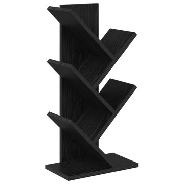 Vidaxl Polica za knjige v obliki drevesa 4-nivojska 30 x 18 x 60 cm