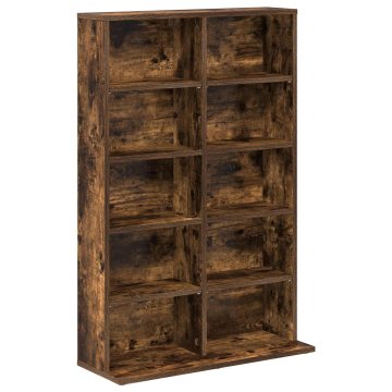 Vidaxl CD omara Dimljen hrast 65 x 23,5 x 97,5 cm Inženirski les