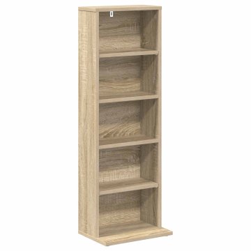 Vidaxl CD omara Sonoma hrast 33 x 23,5 x 97,5 cm Inženirski les