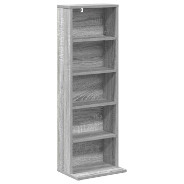 Vidaxl CD omara Siva Sonoma 33 x 23,5 x 97,5 cm Inženirski les