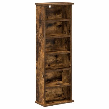 Vidaxl CD omara Dimljen hrast 60 x 17 x 92 cm Inženirski les