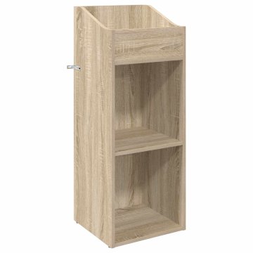Vidaxl Omara za plošče Sonoma hrast 36 x 36 x 95,5 cm Inženirski les