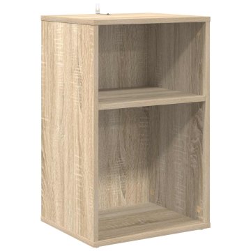 Vidaxl Omara za plošče Sonoma hrast 38 x 33 x 61 cm Inženirski les