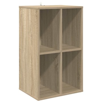 Vidaxl Omara za plošče Sonoma hrast 44,5 x 36,5 x 74,5 cm