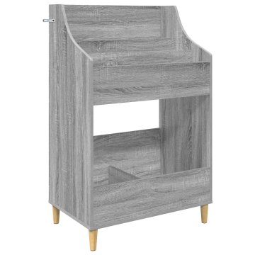 Vidaxl Medijske police Siva Sonoma 70,5 x 46 x 112 cm Inženirski les