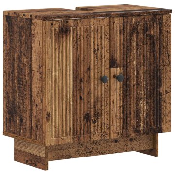 Vidaxl Kopalniška omara za umivalnik EDE Star les 59,5 x 31,5 x 59 cm