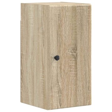Vidaxl Kopalna stenska omarica BREDA Sonoma hrast 30 x 31 x 59 cm