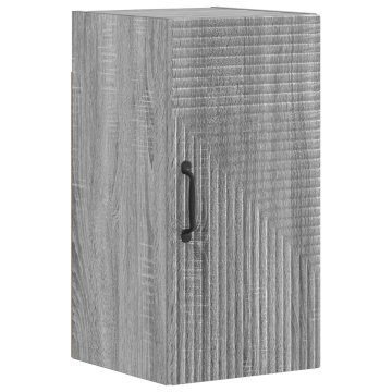 Vidaxl Kopalna stenska omarica HAARLEM Siva Sonoma 30 x 31 x 59 cm