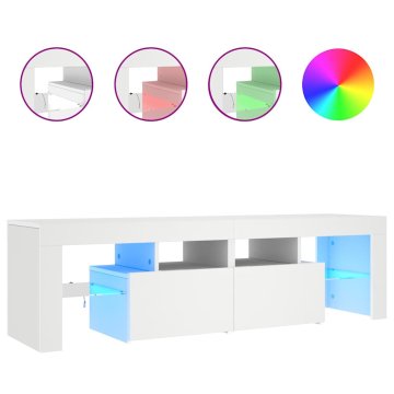 Vidaxl TV omarica z LED lučkami 140x36,5x40 cm