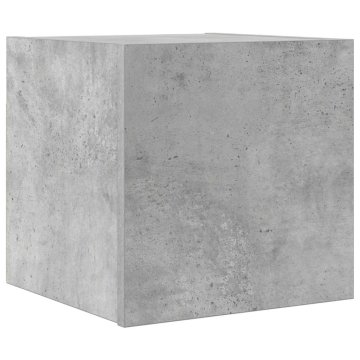 Vidaxl Stenska TV omarica betonsko siva 30,5x30x30 cm