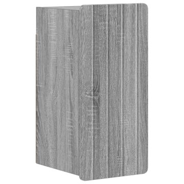 Vidaxl Kopalna stenska omarica ZWOLLE Siva Sonoma 30 x 31 x 63 cm
