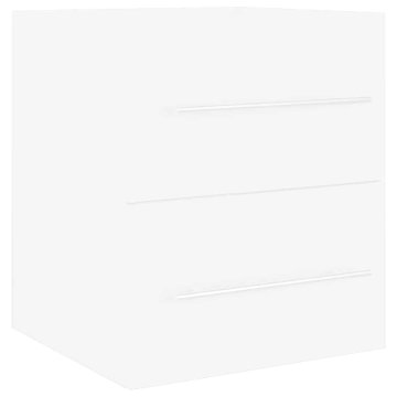 Vidaxl Omarica za umivalnik 41x38,5x48 cm iverna plošča