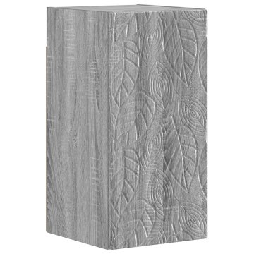 Vidaxl Kopalna stenska omarica DELFT Siva Sonoma 30 x 31 x 59 cm