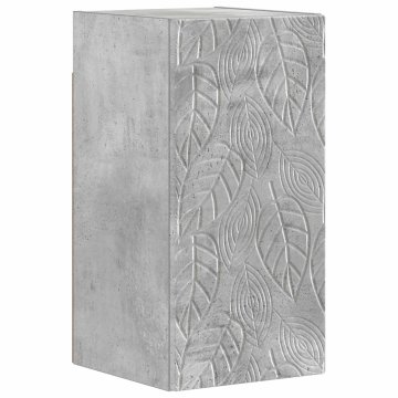 Vidaxl Kopalna stenska omarica DELFT Betonsko siva 30 x 31 x 59 cm