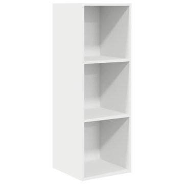 Vidaxl Stenska TV omarica bela 37x37x107 cm inženirski les