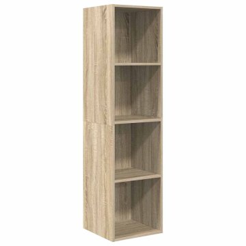 Vidaxl Stenska TV omarica sonoma hrast 37x37x142,5 cm inženirski les