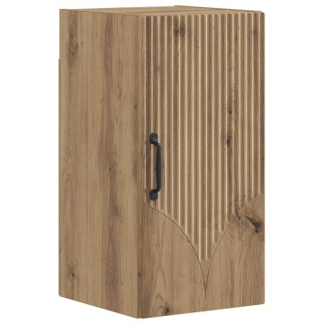 Vidaxl Kopalna stenska omarica HOORN Artisan hrast 30 x 31 x 59 cm