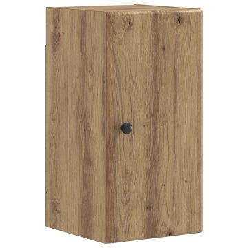 Vidaxl Kopalna stenska omarica BREDA Artisan hrast 30 x 31 x 59 cm