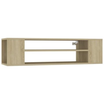 Vidaxl Viseča TV omarica 100x30x26,5 cm inženirski les
