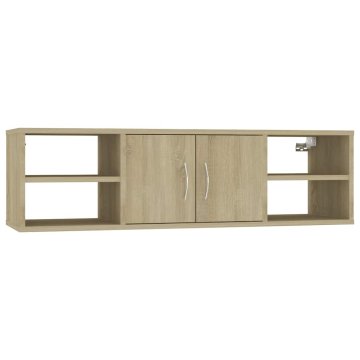 Vidaxl Stenska polica 102x30x29 cm iverna plošča