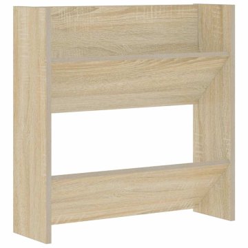 Vidaxl Stenske omare za čevlje sonoma hrast 60x18x60 cm iverna plošča
